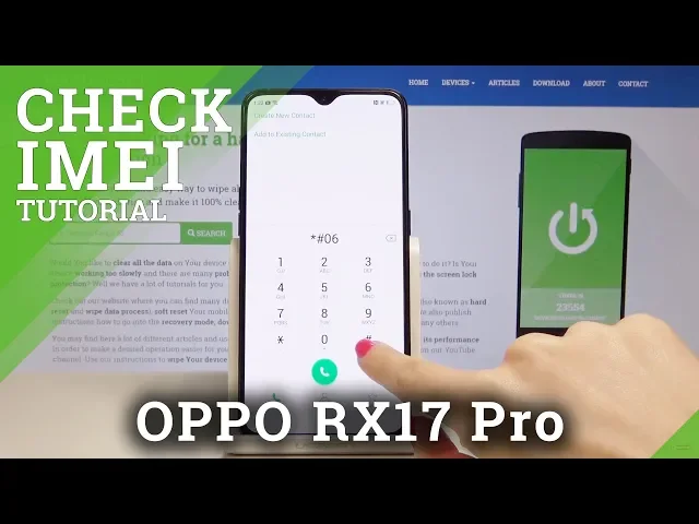 Video thumbnail for How to Read IMEI Number in OPPO RX17 Pro - Check IMEI Number