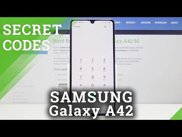 Video thumbnail for Discover All Secret Codes for Samsung Galaxy A42 – Helpful Tricks / Hidden Options