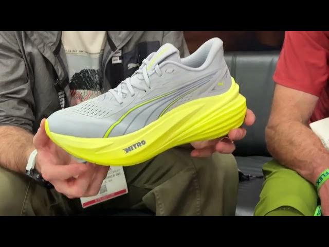 Video thumbnail for Puma introduces the MagMax Nitro 2, their most max cushioned shoe.