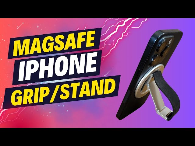 Video thumbnail for Prop Your Phone Like a Pro with the Magtame MagSafe Magnetic Phone Grip!