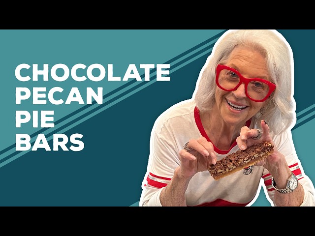 Video thumbnail for Love & Best Dishes: Chocolate Pecan Pie Bars Recipe | Tailgate Week