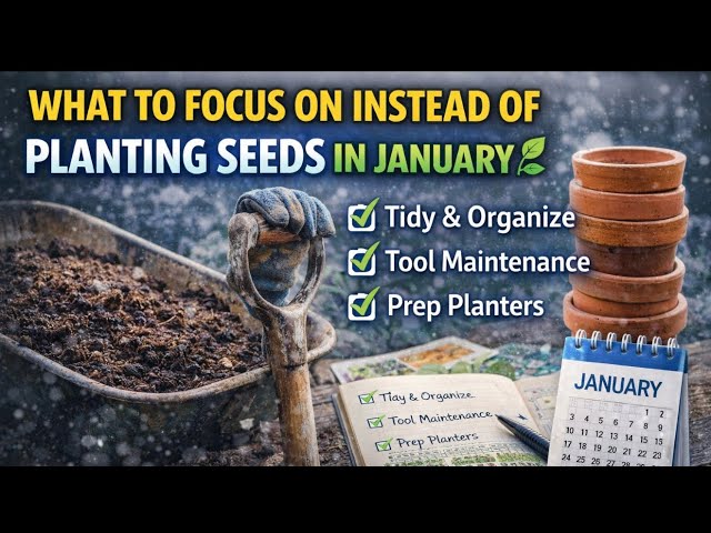 Video thumbnail for 🎥 ✅ 🌿 What to Focus On Instead of Planting Seeds in January 🗓️ | Smart Winter Jobs for UK Gardeners