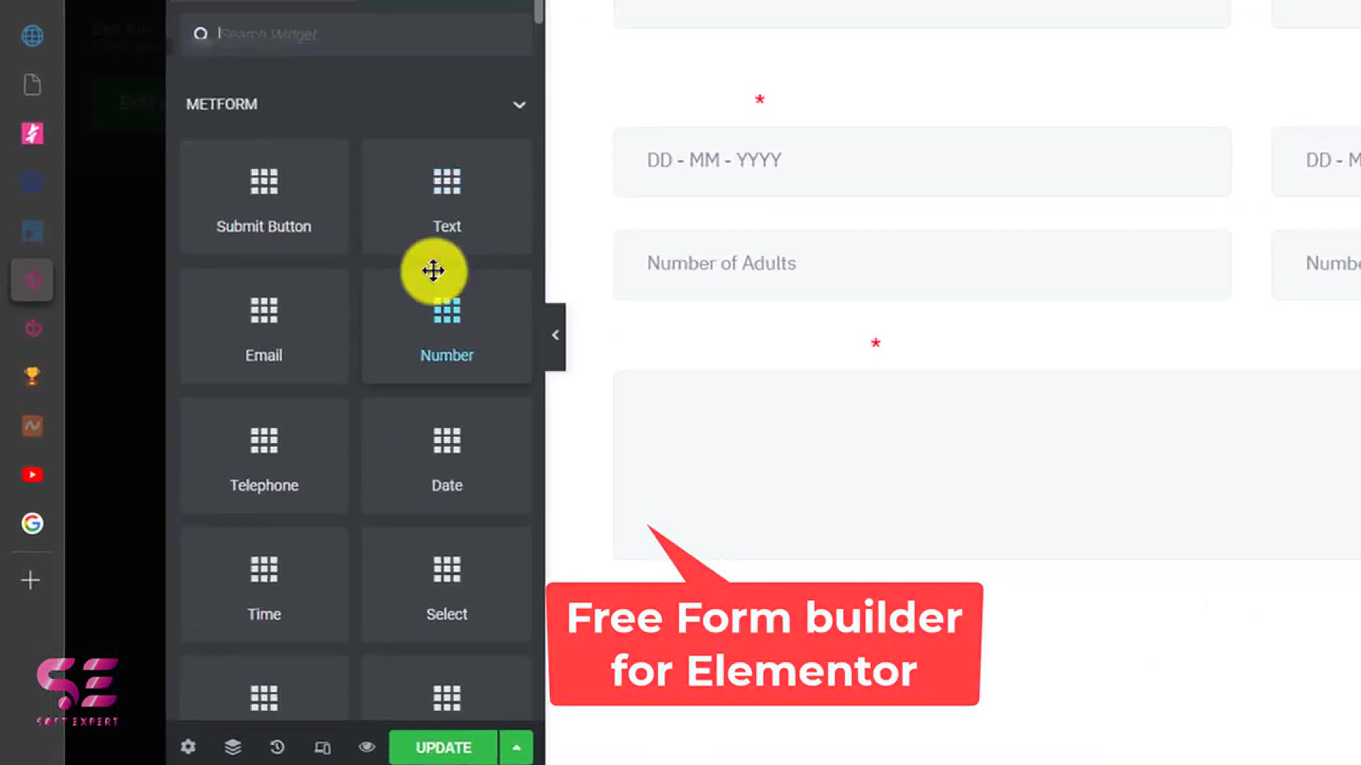 'Video thumbnail for FREE & Powerful Elementor Form builder - Metform Plugin'