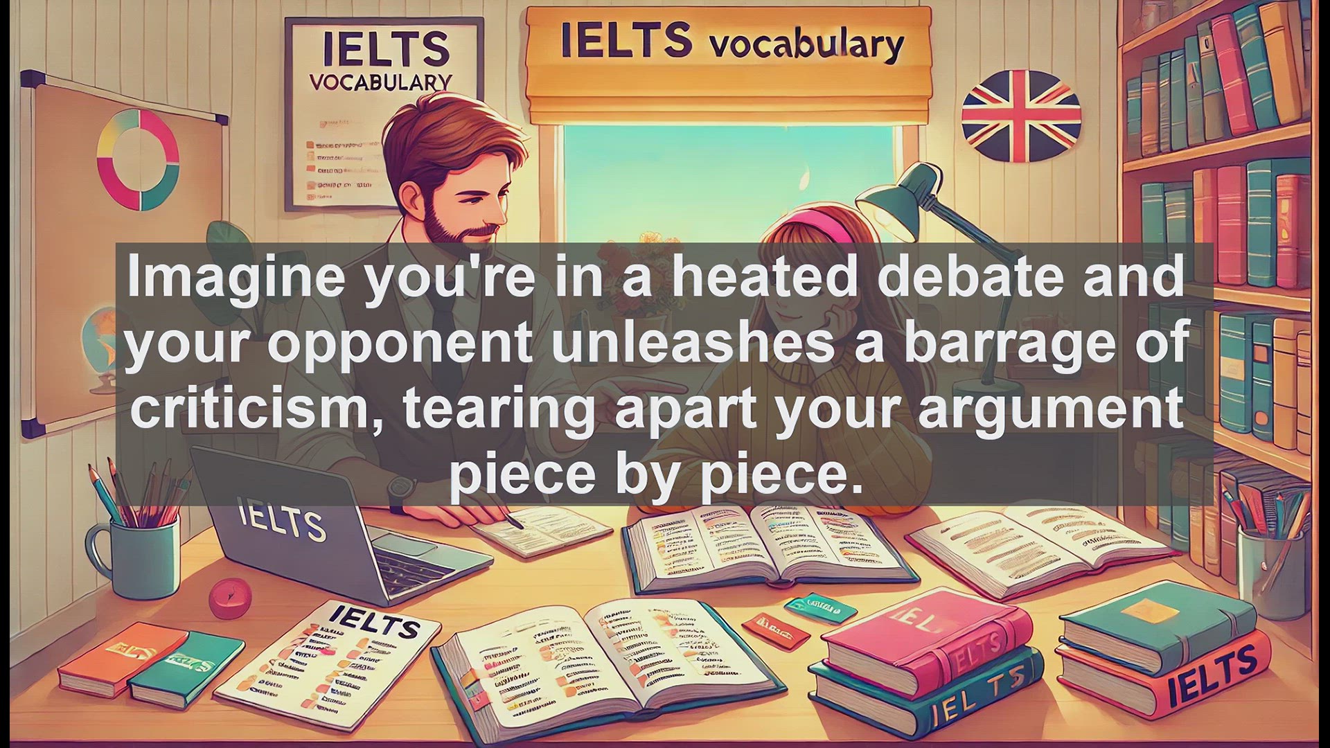 'Video thumbnail for 2000 Must Know IELTS 9.0 Vocabulary - Mastering 'Lambaste': A Key Word for IELTS Band 9.0'