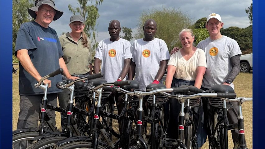 Video thumbnail for Jersey Proud: Spring Lake man's charity brings bicycles to African country