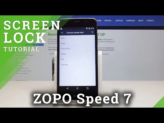 Video thumbnail for How to Add Screen Lock in ZOPO Speed 7 - Set Up PIN & Pattern