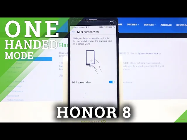 Video thumbnail for How to Enter One Handed Mode on HONOR 8 – Activate One Handed Mode
