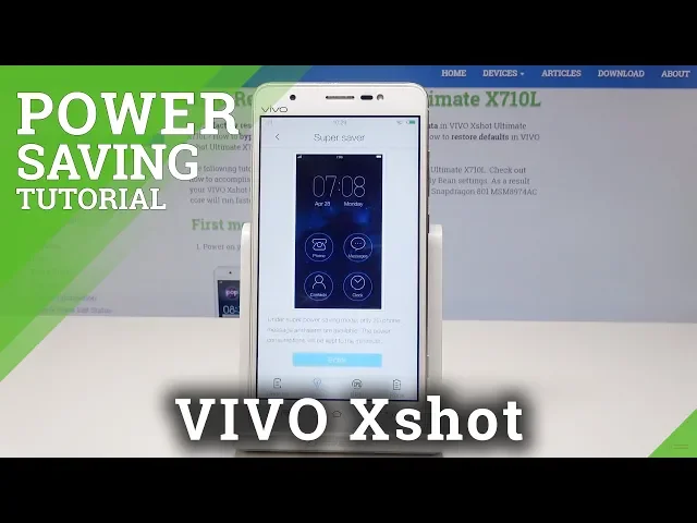 Video thumbnail for How to Activate Power Saving Mode in VIVO Xshot - Low Power Solution