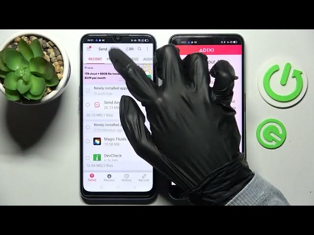 Video thumbnail for How to Transfer files from Oppo Device to Oppo A96 - Send Anywhere App