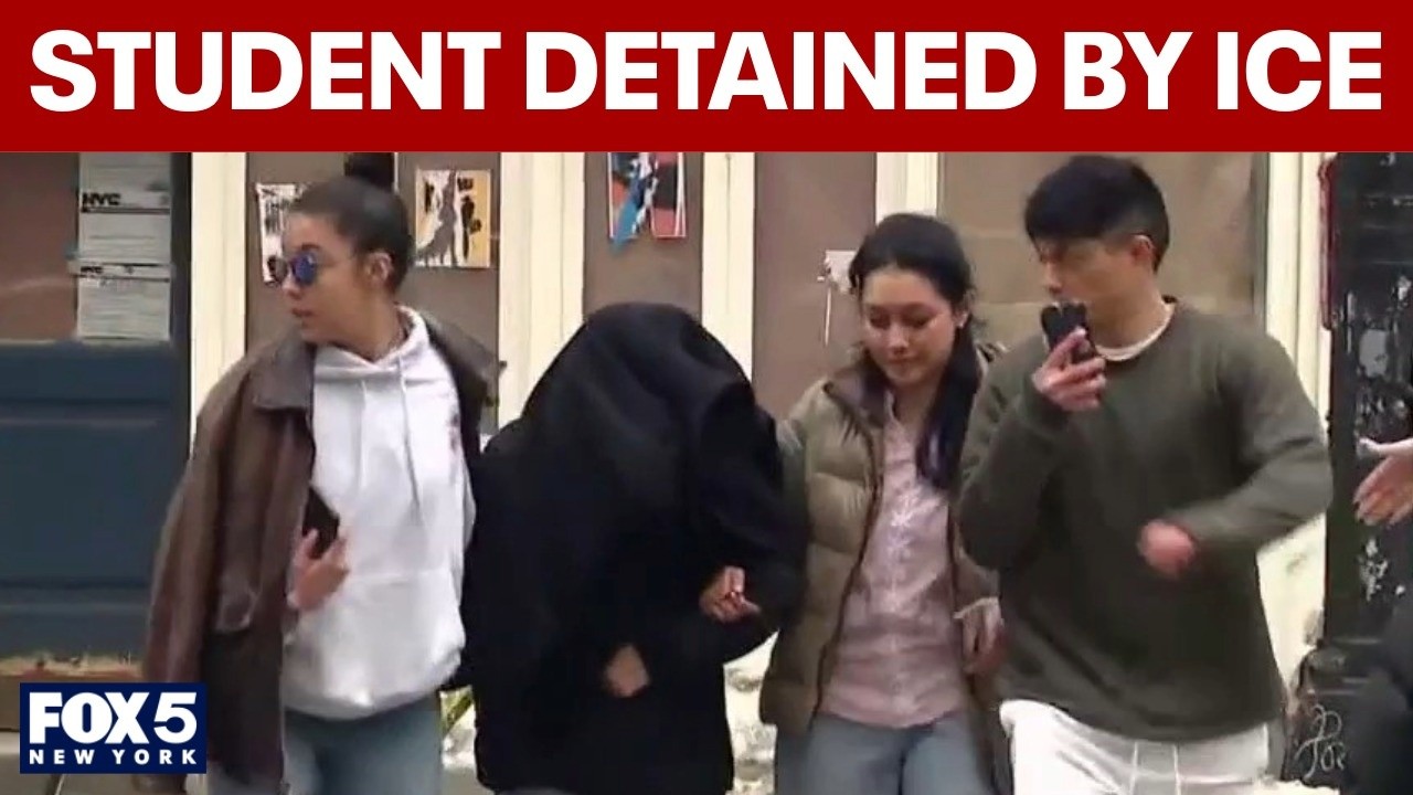 Video thumbnail for Columbia student released after being detained by ICE