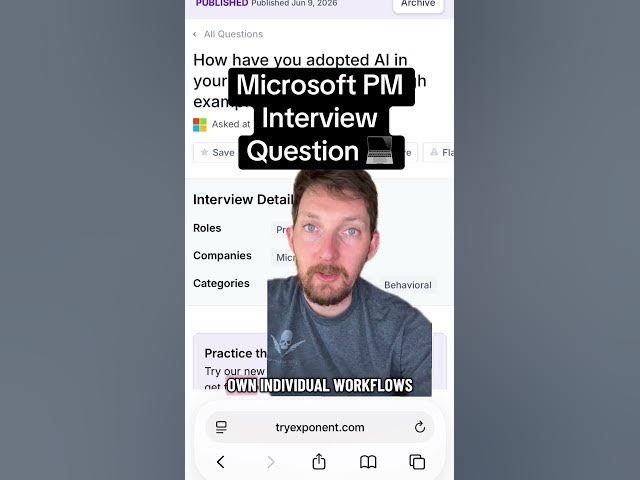 Video thumbnail for “Do you use AI in your personal life?” Asked at Microsoft