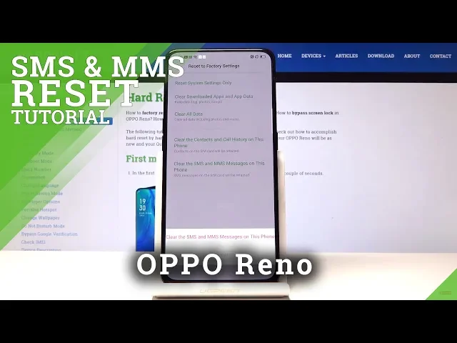 Video thumbnail for How to Clear All SMS & MMS in OPPO Reno - Delete All Messages