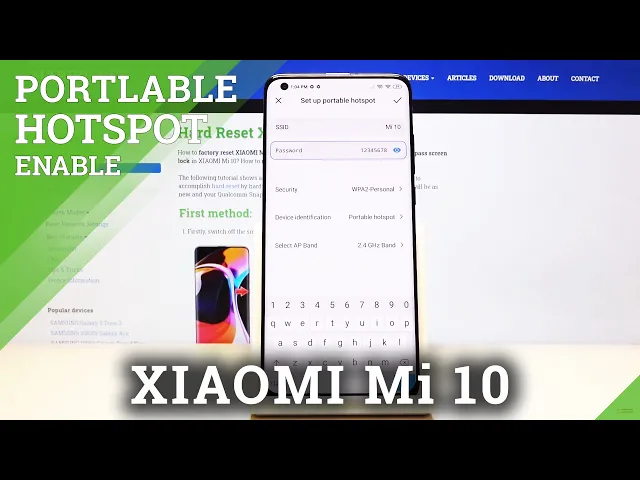 Video thumbnail for How to Activate Portable Hotspot in Xiaomi Mi 10 – Network Sharing