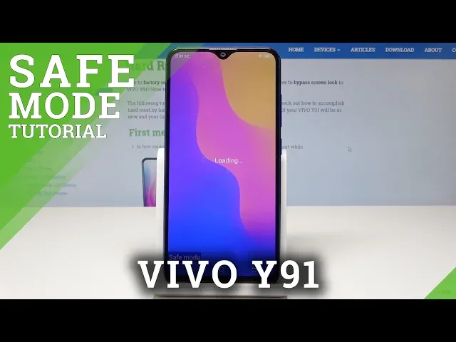 Video thumbnail for How to Enter Safe Mode on VIVO Y91 - Exit Safe Mode