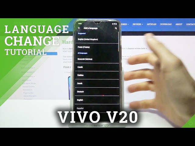 Video thumbnail for How to Change System Language on VIVO V20