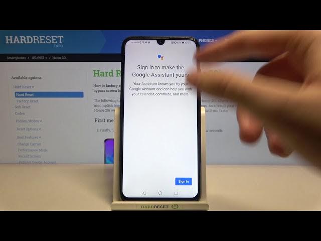 Video thumbnail for How to Turn Off Google Assistant in Honor 20i?