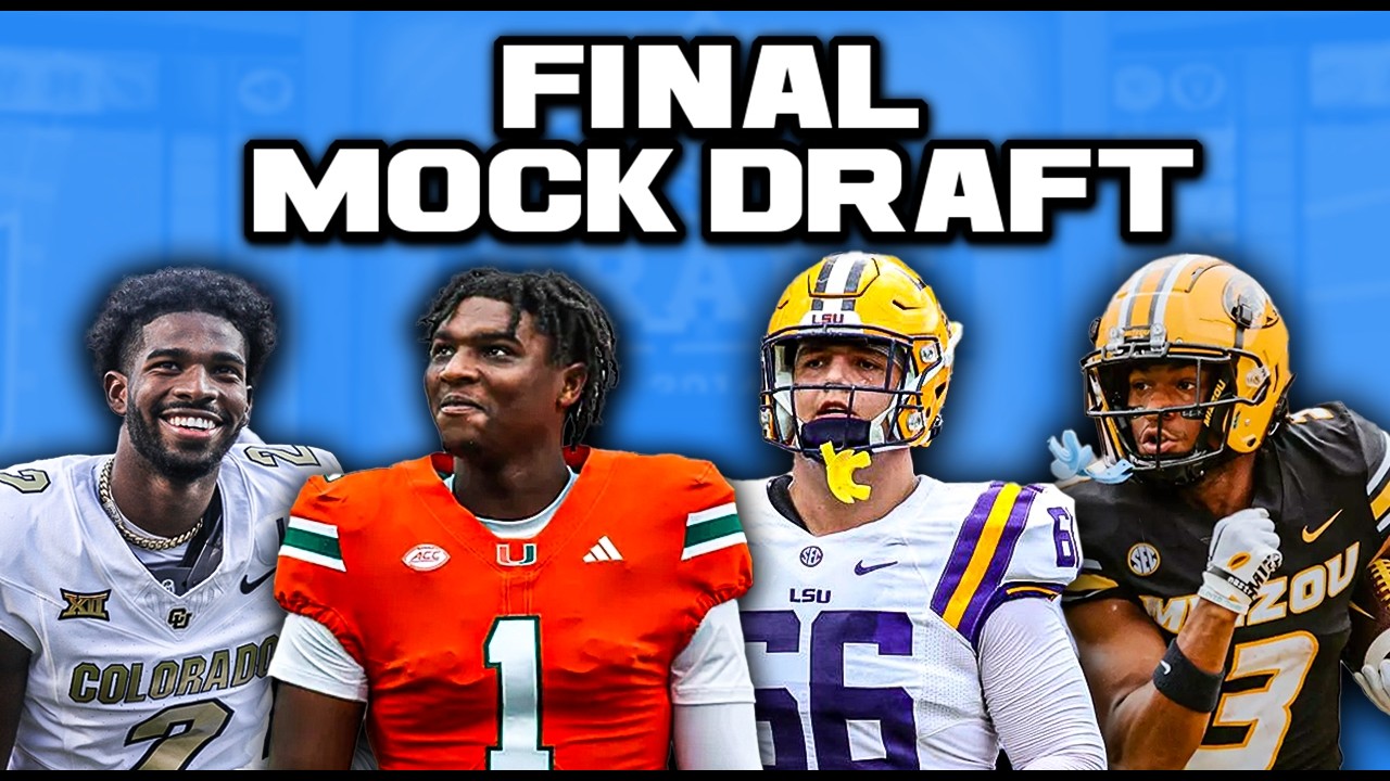 Video thumbnail for FINAL 2025 NFL Mock Draft (Ft. @HailMarySports )