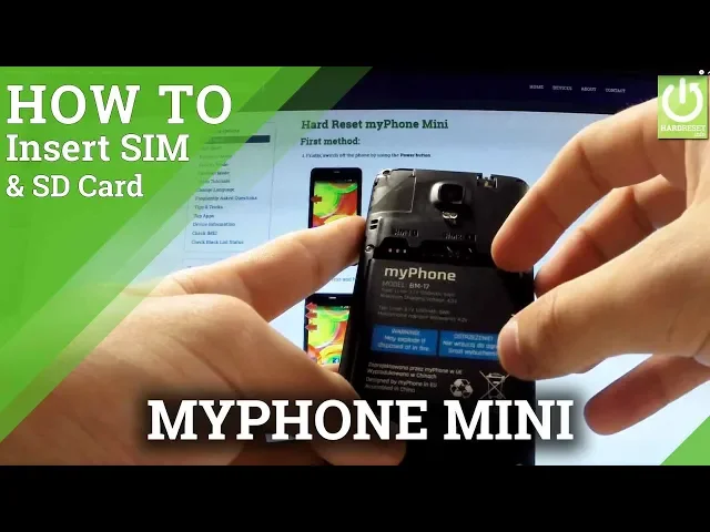 Video thumbnail for How to Insert SIM and SD in myPhone Mini - SIM and Micro SD myPhone