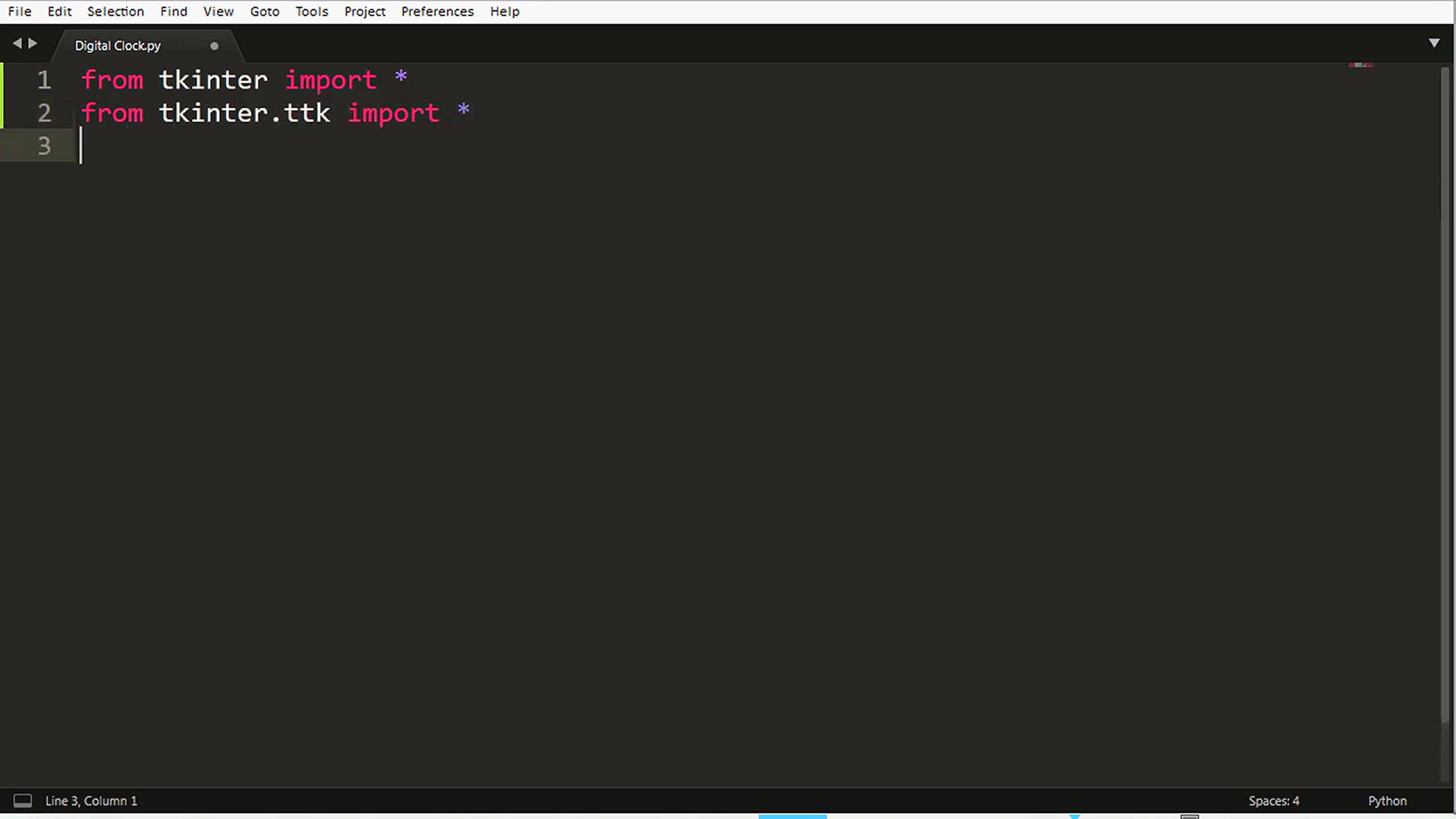 'Video thumbnail for Digital Clock in Python _ GUI with Tkinter'