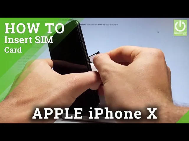 Video thumbnail for How to Insert SIM in iPhone X - Nano SIM Slot