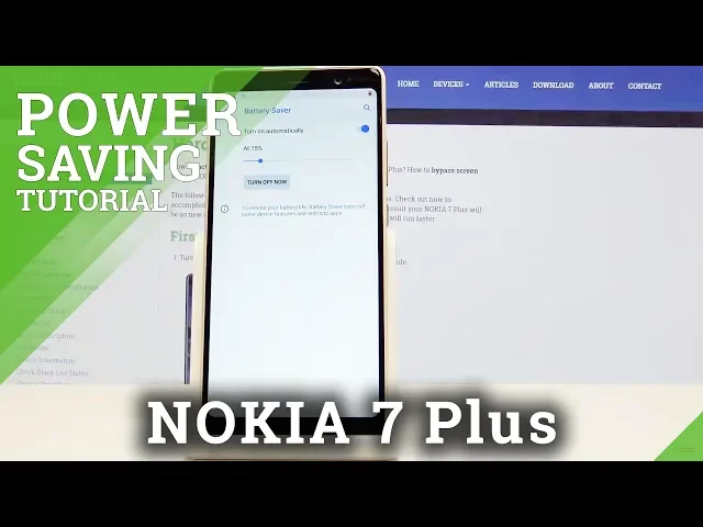 Video thumbnail for How to Save Battery in NOKIA 7 Plus - Power Saving Mode