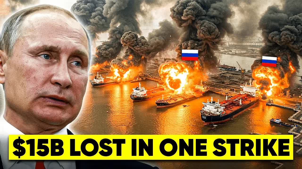 Video thumbnail for Business Basics: ukraine blows up russia's oil lifeline: shadow fleet in flames?