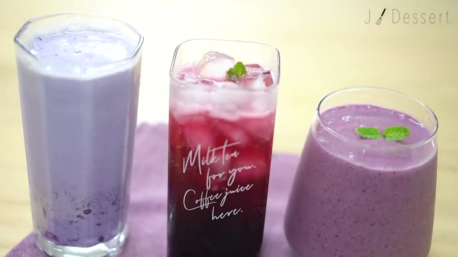 Video thumbnail for [카페음료] 냉동 블루베리 3가지 음료 레시피 _ 에이드_ 스무디_ 블루베리 우유 Blueberry Drink Recipe __ 지니 Jiny(720P_HD)