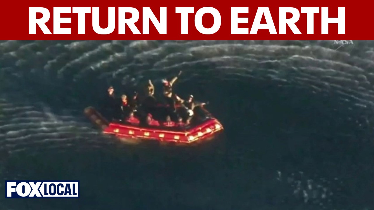 Video thumbnail for Artemis II splashdown a success: Astronauts safe back on Earth