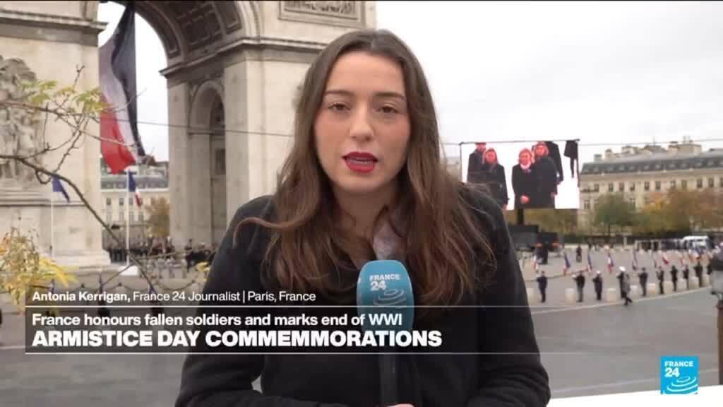 Video thumbnail for France marks 107th anniversary of WWI Armistice