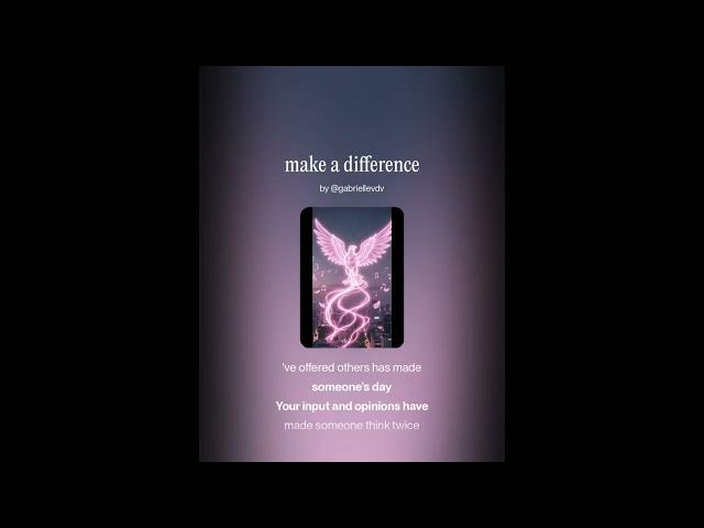 Video thumbnail for Make A Difference