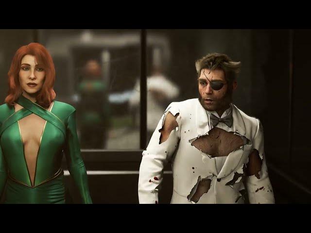 Video thumbnail for Marvel's Wolverine - Roll The Dice: Elevator Cutscene "Patch" Chat | Logan and Jean Grey