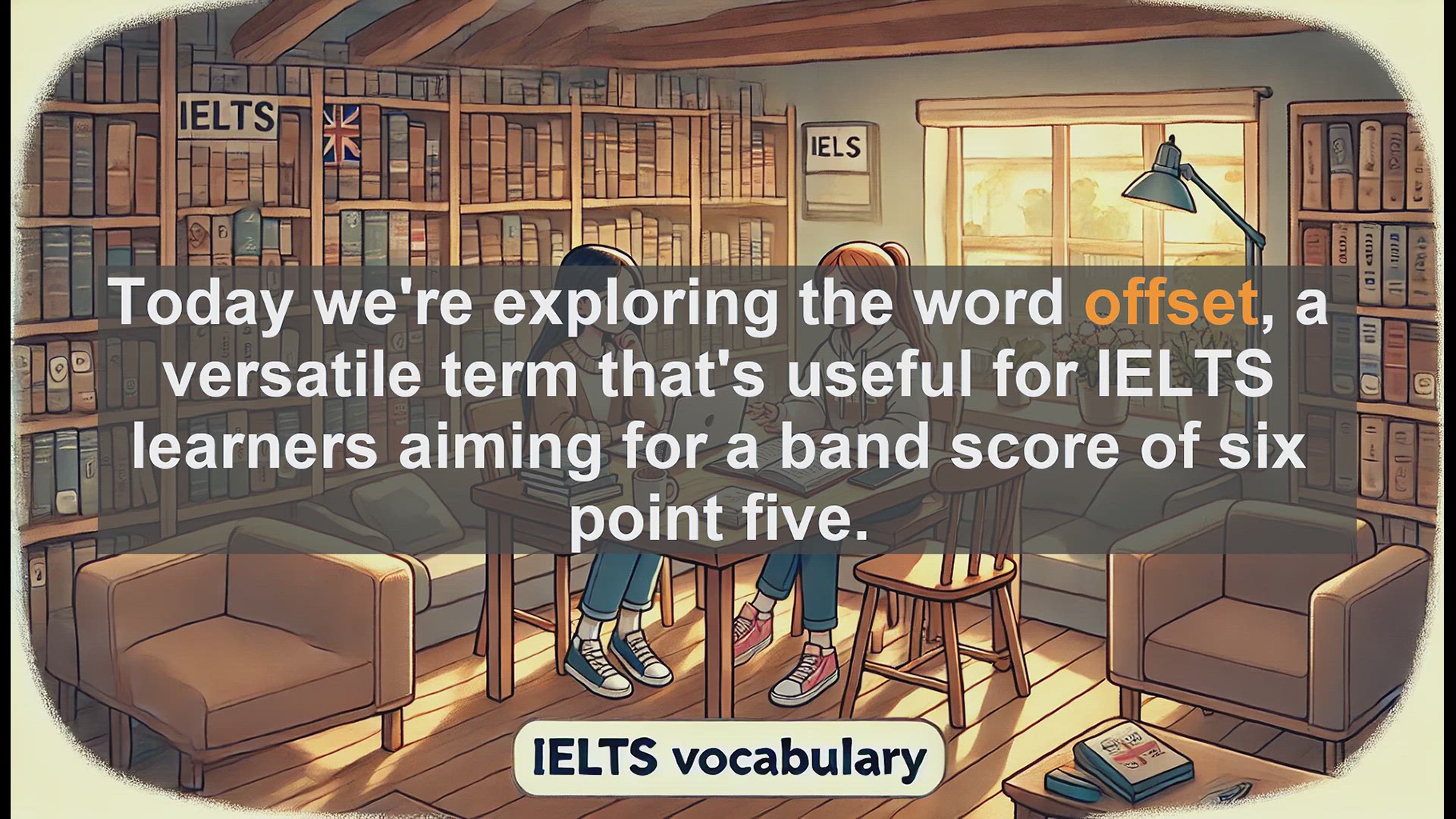 'Video thumbnail for 2500 Must Know IELTS 6.5 Vocabulary - Understanding 'Offset': A Key Word for IELTS Success'