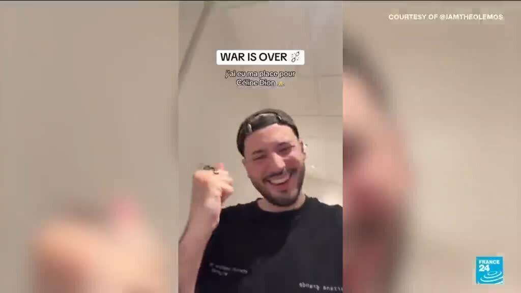 Video thumbnail for Delight and disappointment as Celine Dion fans in battle for tickets