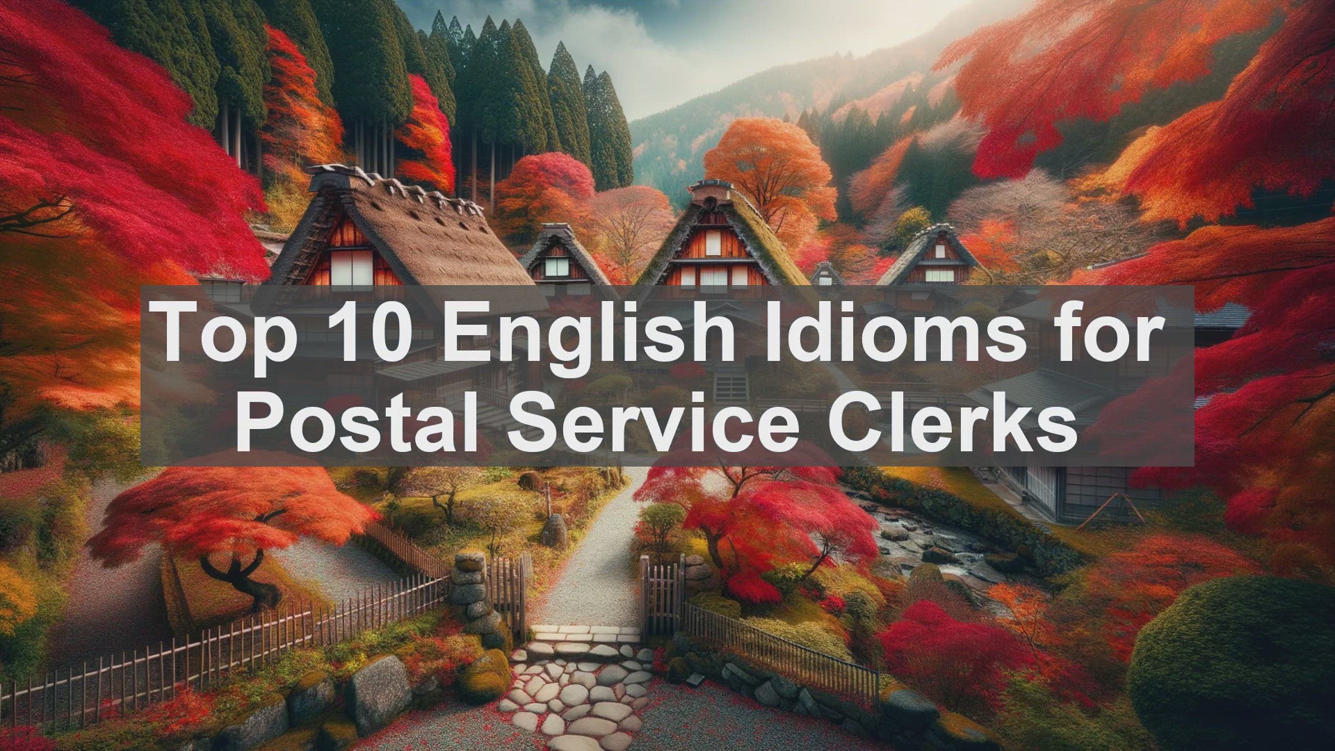 'Video thumbnail for Top 10 English Idioms for Postal Service Clerks'