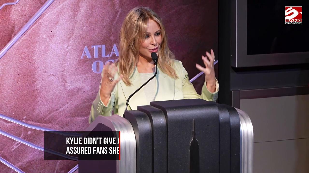 Video thumbnail for Kylie Minogue revealed that she battled cancer for a second time in secret