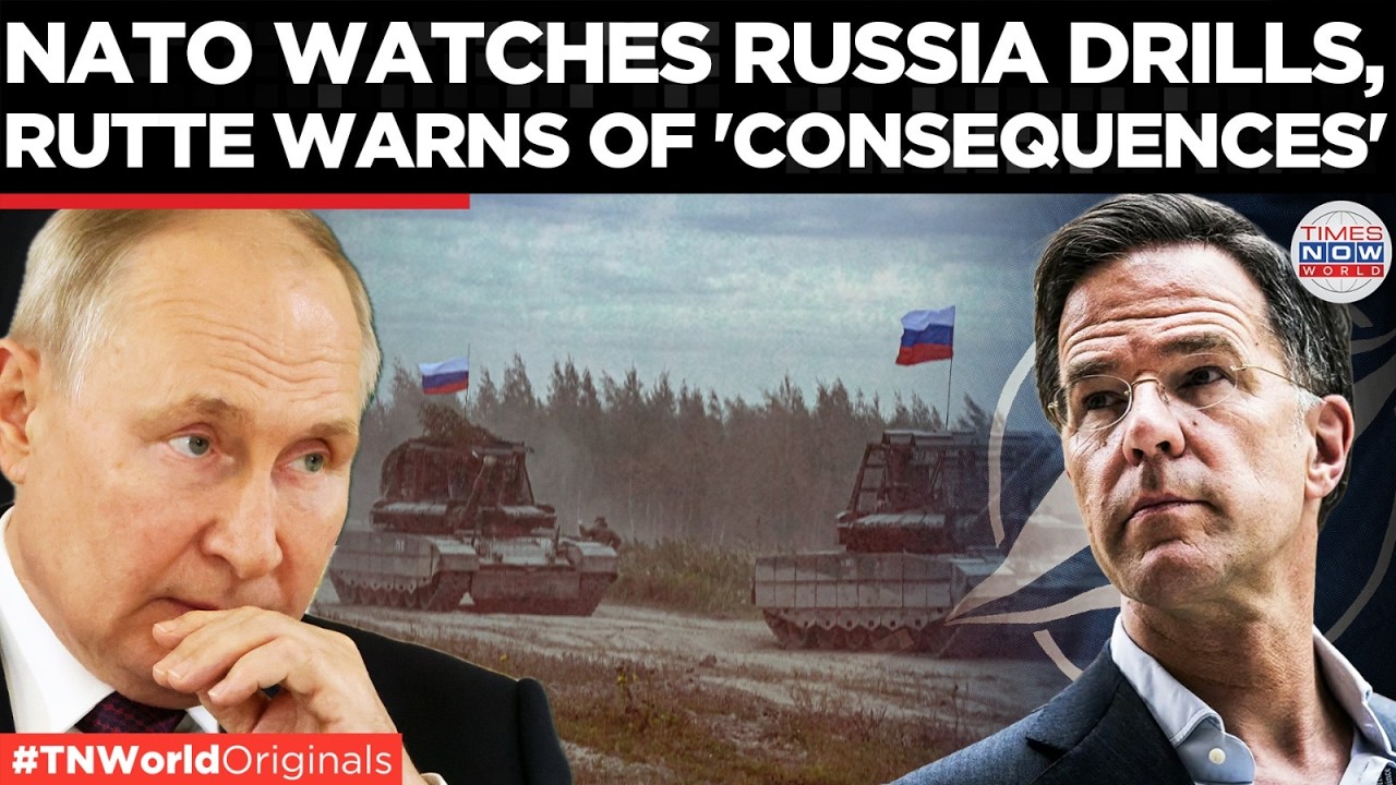 Video thumbnail for RUTTE MONITORS RUSSIA: Moscow Nuclear Drills Trigger NATO Alert, Warning Issued | Times Now World