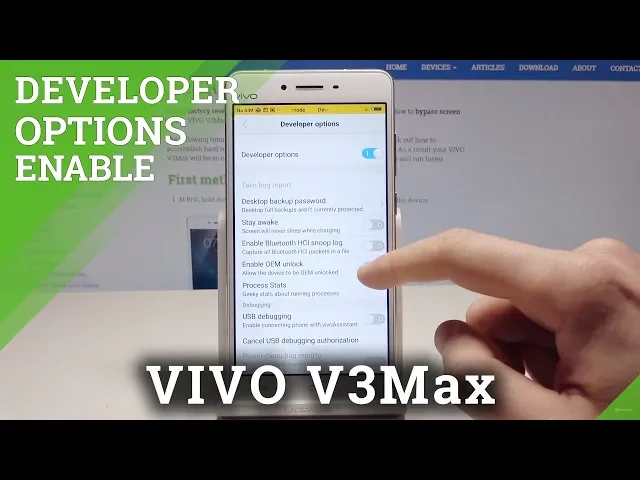Video thumbnail for How to Unlock Developer Options in VIVO V3Max - Enable USB Debugging