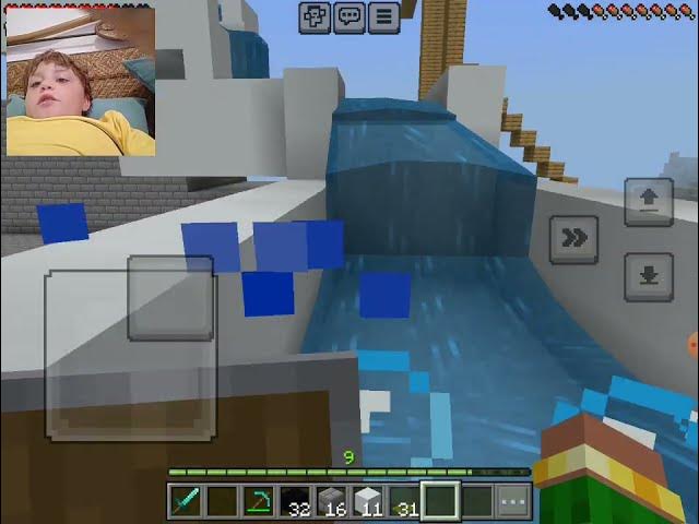 Video thumbnail for Minecraft - Making a waterslide!