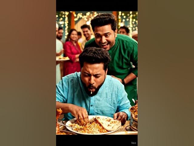 Video thumbnail for ক্যাপশন: "রাকিবুল আর বিয়ে: যেখানে ভালোবাসা নয়, শুধু খাবারের হিসাব হয়। 😂 #BanglaComedy #hবিয়েরদাওয়াত"