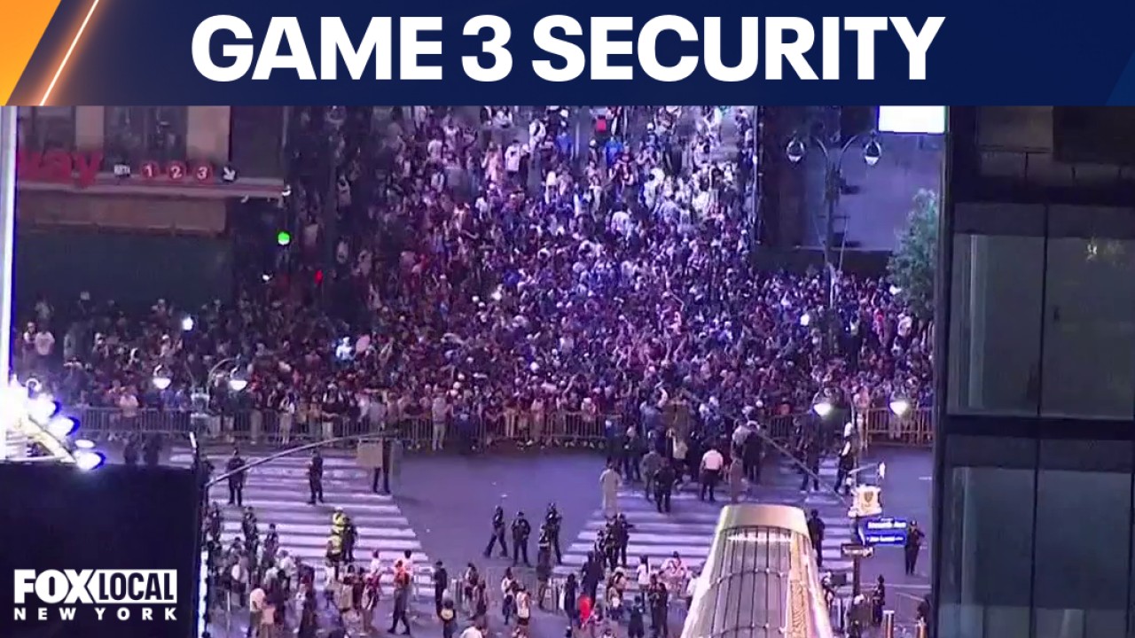 Video thumbnail for Trump, Mamdani to attend Knicks Game 3 at MSG; massive security operation expected