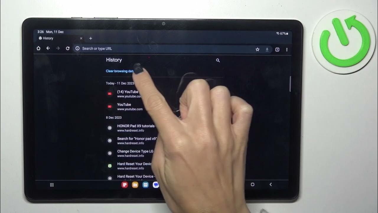 Video thumbnail for How to Clear Browsing Data on Samsung Galaxy Tab A9+?