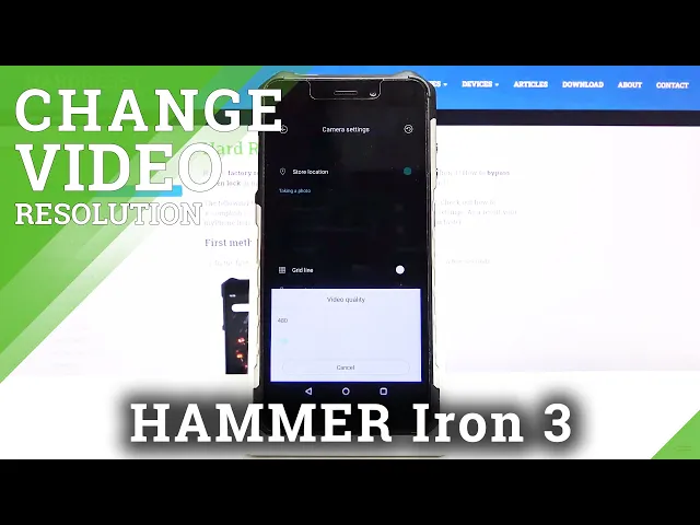 Video thumbnail for How to Switch Video Quality in myPhone Hammer Iron 3 – Video Resolution