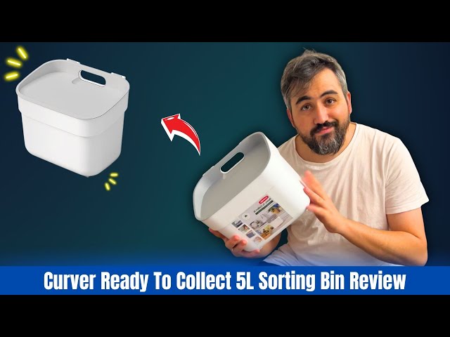 Video thumbnail for Curver Ready To Collect 5 L Sorting Bin Review – Compact & Modular Recycling Solution