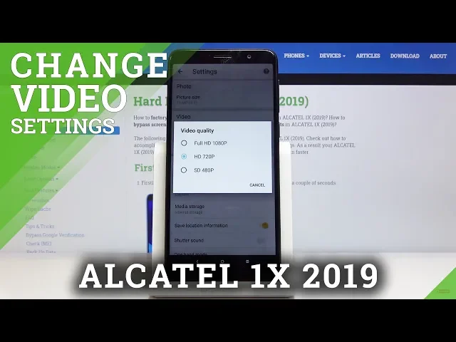 Video thumbnail for How to Change Video Quality in ALCATEL 1X 2019 – Camera Settings