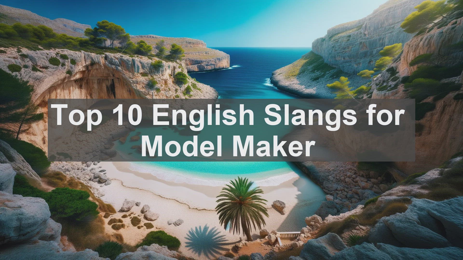 'Video thumbnail for Top 10 English Slangs for Model Maker'