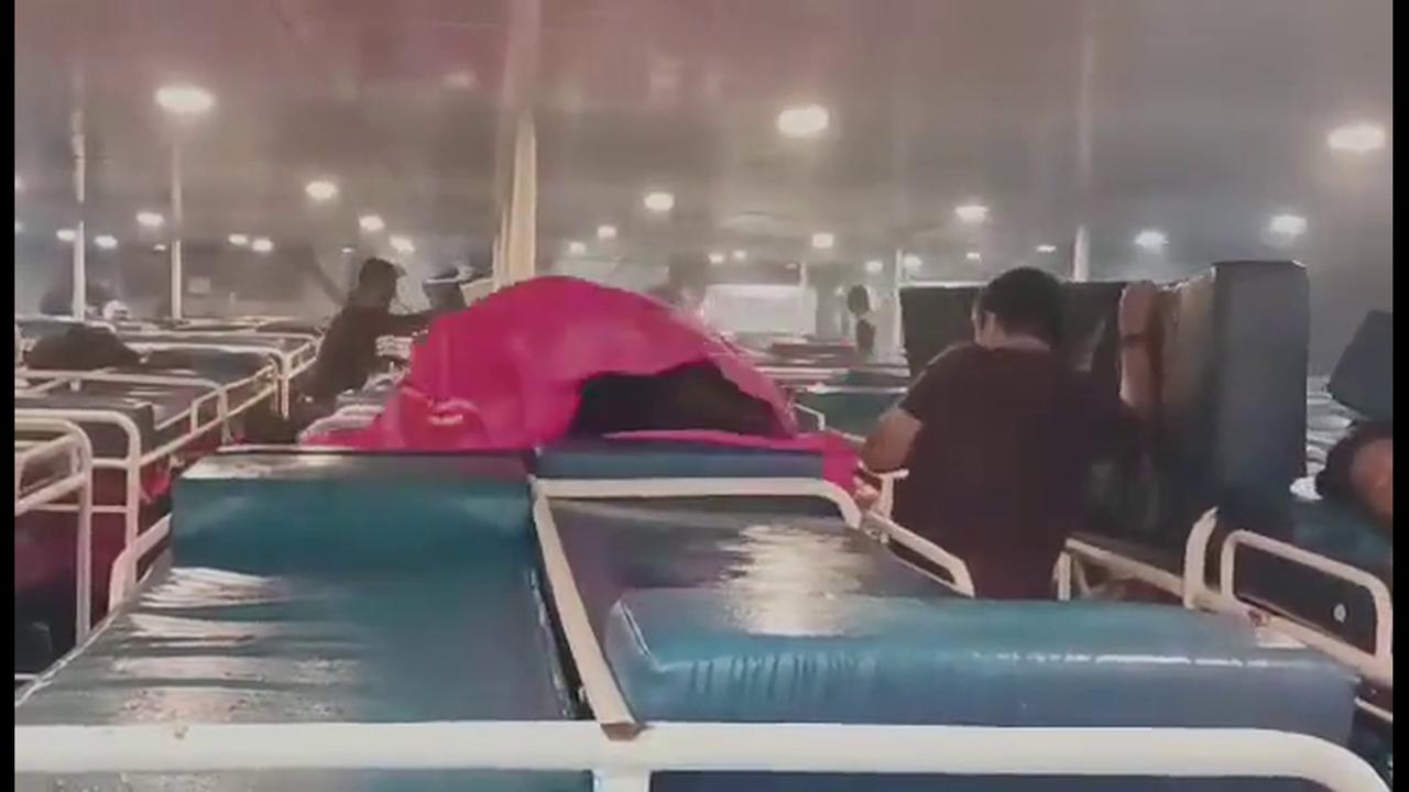 Video thumbnail for Philippines: Deep Sleeper Unfazed by Rain During Overnight Ferry Ride.