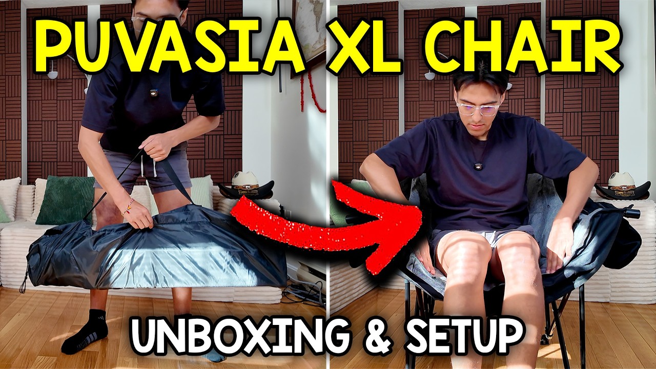 Video thumbnail for PUVASIA Oversized Camping Chair First Impressions