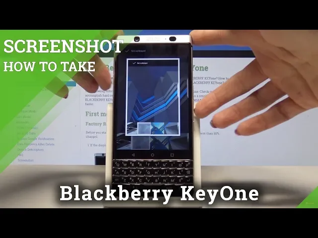 Video thumbnail for How to Take Screenshot on Blackberry KeyOne – Capture Screen