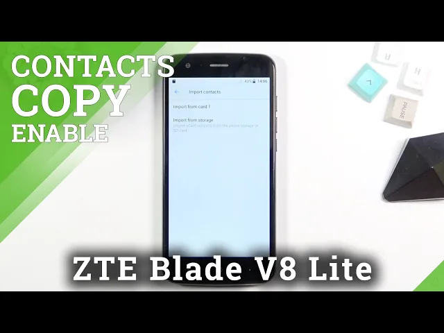 Video thumbnail for How to Copy Contacts from SIM Card to Phone Storage in ZTE Blade V8 Lite