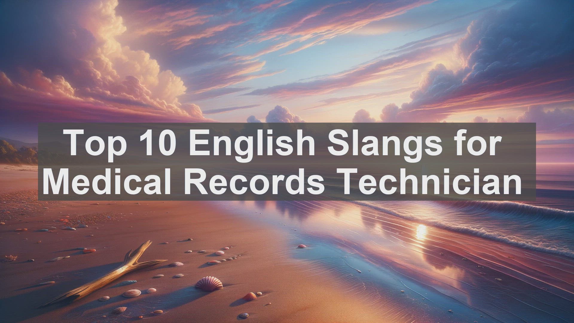 'Video thumbnail for Top 10 English Slangs for Medical Records Technician'